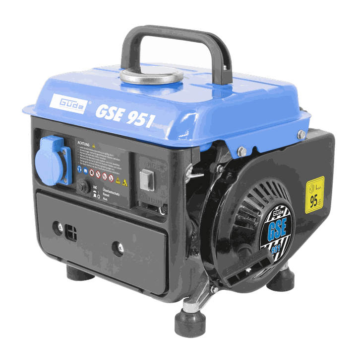 Güde GSE 951 Benzin-Stromerzeuger 720 W – Synchrongenerator mit 650 Watt Dauerleistung