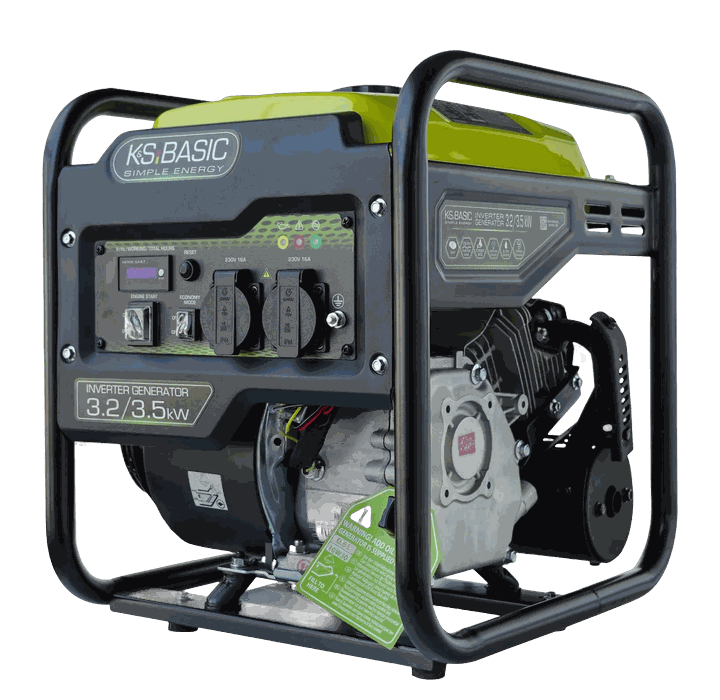 K&S BASIC KSB 35i Inverter-Stromerzeuger 3500 W – Inverter mit 3.200 Watt Dauerleistung