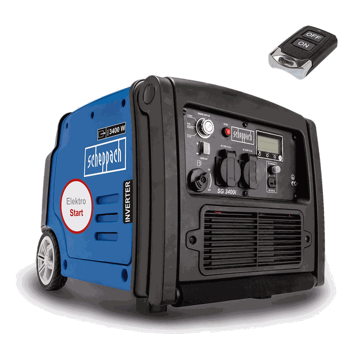 Scheppach SG3400i – Inverter mit 2.800 Watt Dauerleistung