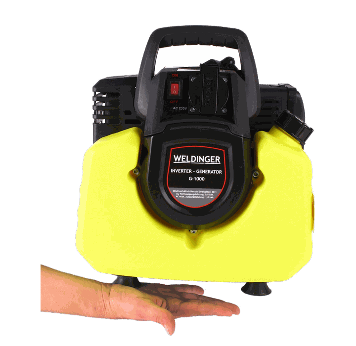 WELDINGER G1000 – Inverter mit 800 Watt Dauerleistung